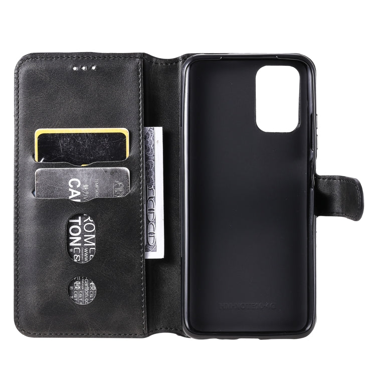 For Xiaomi Redmi Note 10 4G / Note 10S Classic Calf Texture PU + TPU Horizontal Flip Leather Case with Holder & Card Slots & Wallet