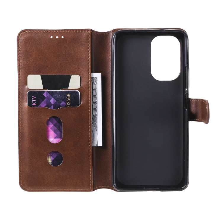 For Xiaomi Redmi K40 / K40 Pro / Mi 11i / Poco F3 Classic Calf Texture PU + TPU Horizontal Flip Leather Case with Holder & Card Slots & Wallet