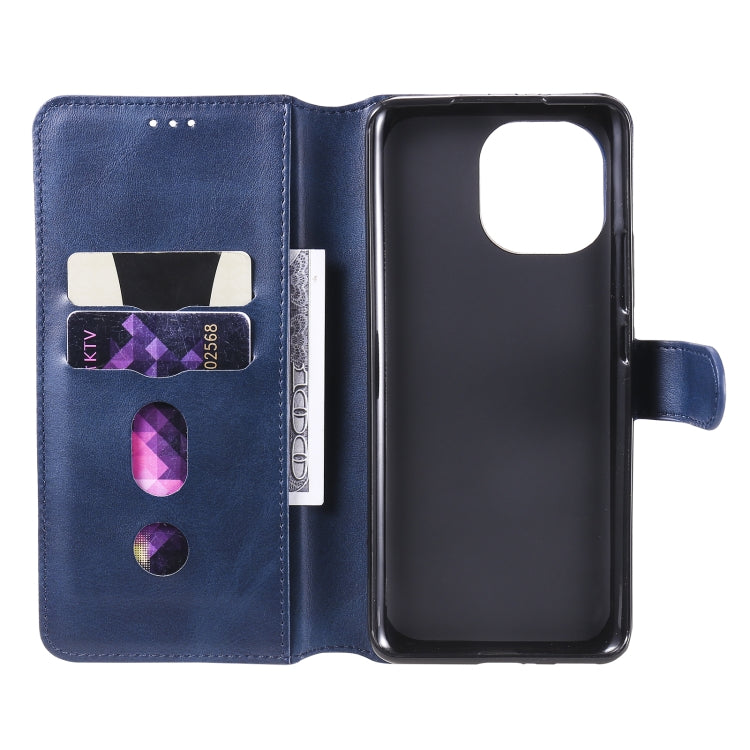 For Xiaomi Mi 11 Classic Calf Texture PU + TPU Horizontal Flip Leather Case with Holder & Card Slots & Wallet