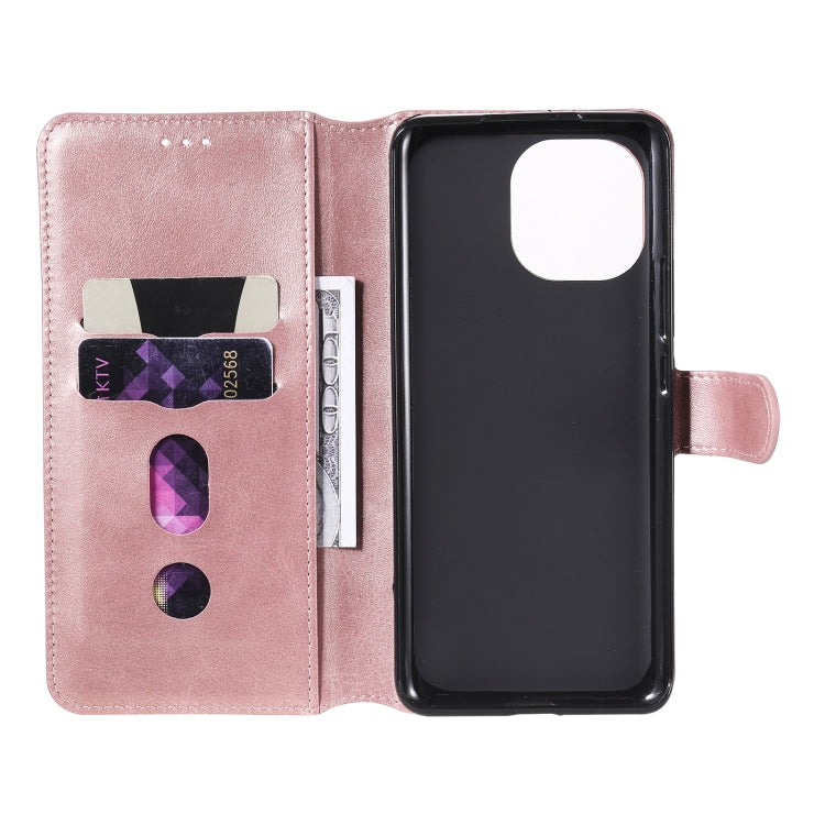 For Xiaomi Mi 11 Classic Calf Texture PU + TPU Horizontal Flip Leather Case with Holder & Card Slots & Wallet