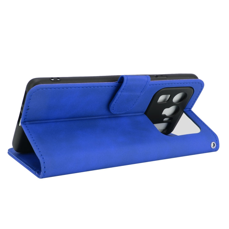 For Xiaomi Mi 11 Ultra Solid Color Skin Feel Magnetic Buckle Horizontal Flip Calf Texture PU Leather Case with Holder & Card Slots & Wallet