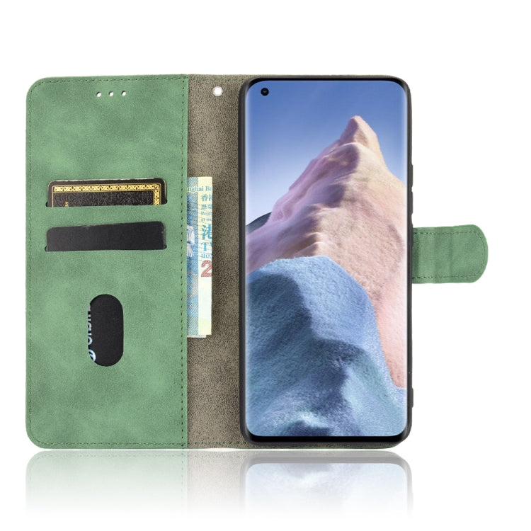 For Xiaomi Mi 11 Ultra Solid Color Skin Feel Magnetic Buckle Horizontal Flip Calf Texture PU Leather Case with Holder & Card Slots & Wallet