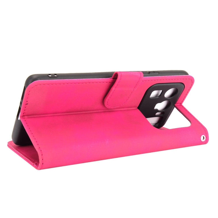 For Xiaomi Mi 11 Ultra Solid Color Skin Feel Magnetic Buckle Horizontal Flip Calf Texture PU Leather Case with Holder & Card Slots & Wallet