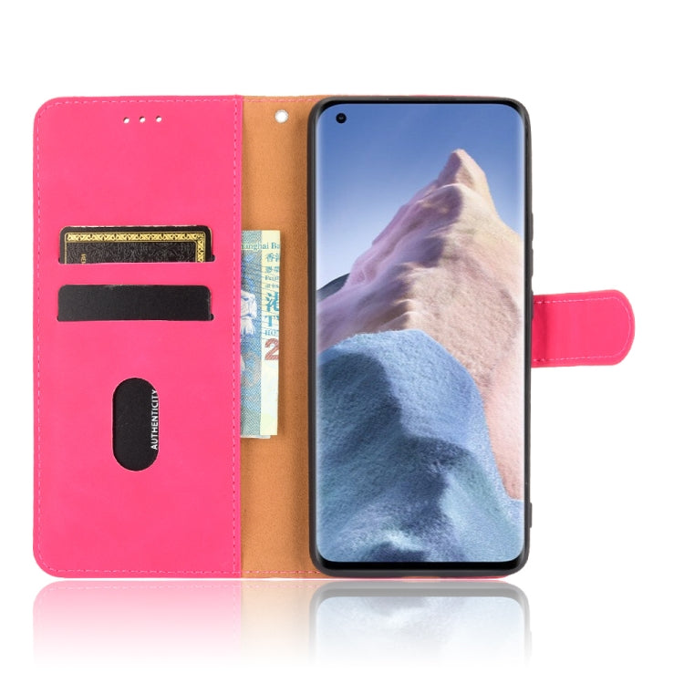 For Xiaomi Mi 11 Ultra Solid Color Skin Feel Magnetic Buckle Horizontal Flip Calf Texture PU Leather Case with Holder & Card Slots & Wallet