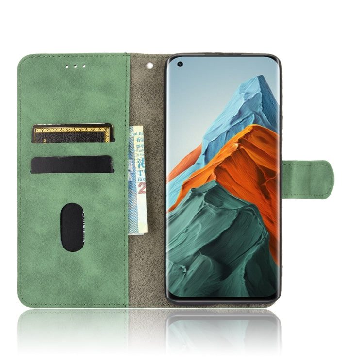For Xiaomi Mi 11 Pro Solid Color Skin Feel Magnetic Buckle Horizontal Flip Calf Texture PU Leather Case with Holder & Card Slots & Wallet