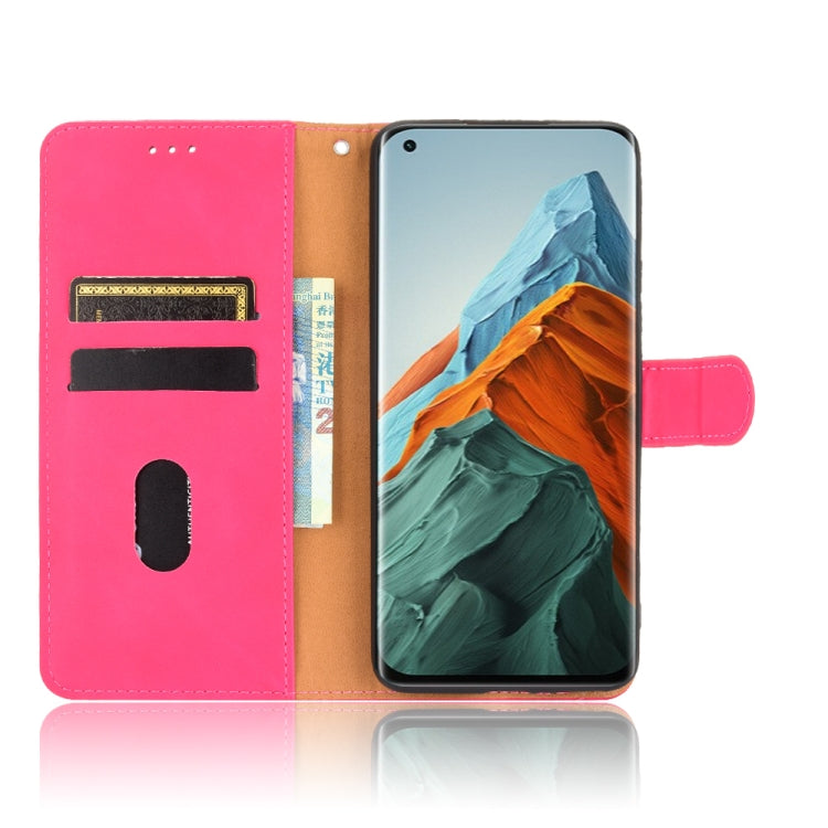 For Xiaomi Mi 11 Pro Solid Color Skin Feel Magnetic Buckle Horizontal Flip Calf Texture PU Leather Case with Holder & Card Slots & Wallet