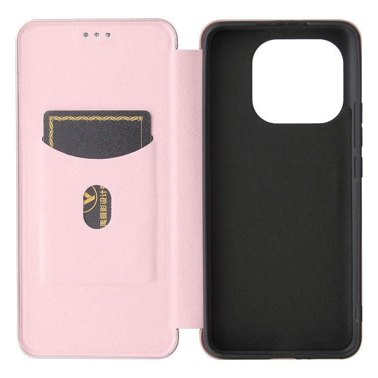 For Xiaomi Mi 11 Pro Carbon Fiber Texture Horizontal Flip TPU + PC + PU Leather Case with Card Slot