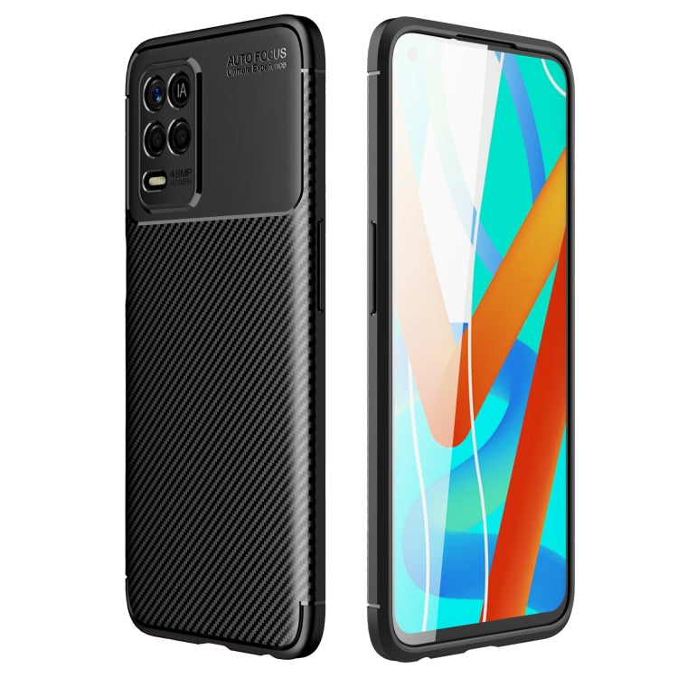 For OPPO Realme V13 5G Carbon Fiber Texture Shockproof TPU Case