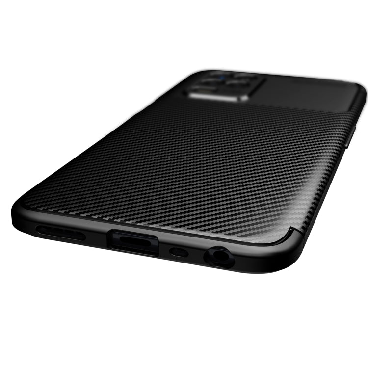 For OPPO Realme V13 5G Carbon Fiber Texture Shockproof TPU Case