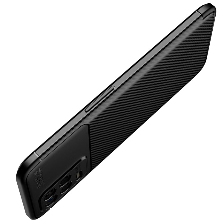 For OPPO Realme V13 5G Carbon Fiber Texture Shockproof TPU Case