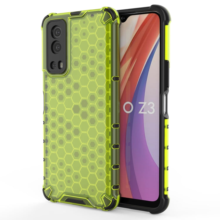 For vivo iQOO Z3 5G Shockproof Honeycomb PC + TPU Protective Case