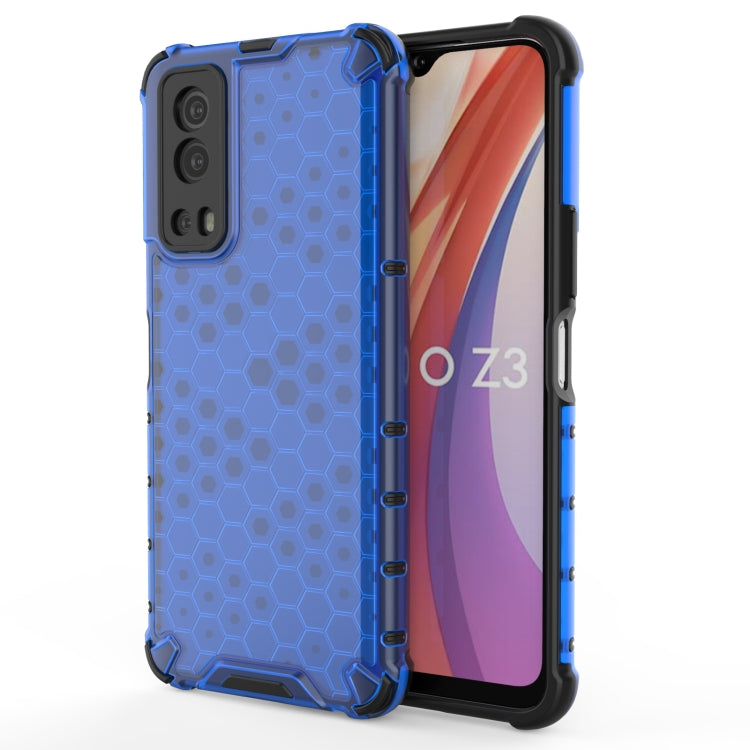 For vivo iQOO Z3 5G Shockproof Honeycomb PC + TPU Protective Case