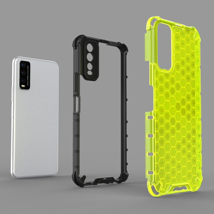 For vivo Y20 Shockproof Honeycomb PC + TPU Protective Case