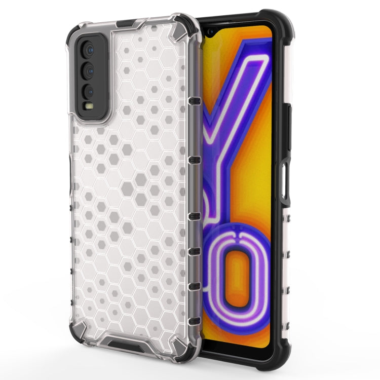 For vivo Y20 Shockproof Honeycomb PC + TPU Protective Case