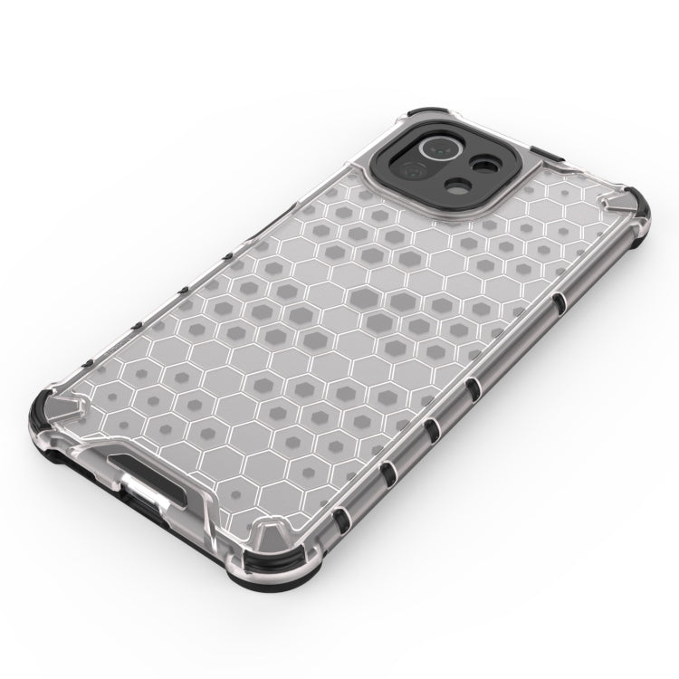 For Xiaomi Mi 11 Lite Shockproof Honeycomb PC + TPU Protective Case