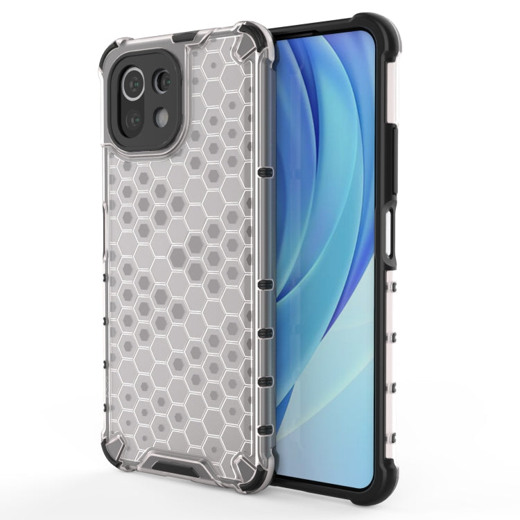For Xiaomi Mi 11 Lite Shockproof Honeycomb PC + TPU Protective Case