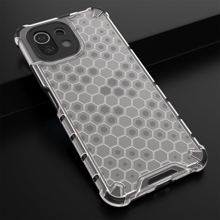 For Xiaomi Mi 11 Lite Shockproof Honeycomb PC + TPU Protective Case
