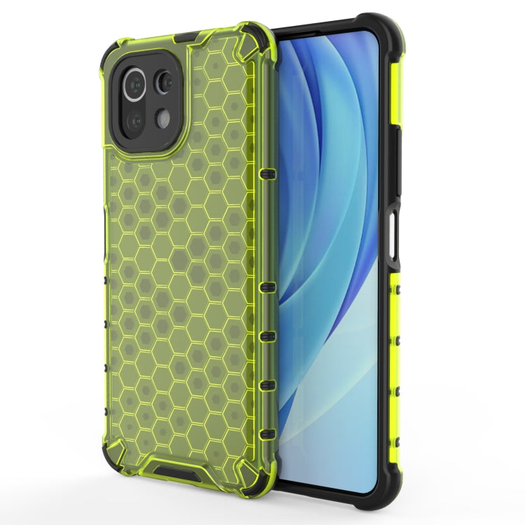 For Xiaomi Mi 11 Lite Shockproof Honeycomb PC + TPU Protective Case