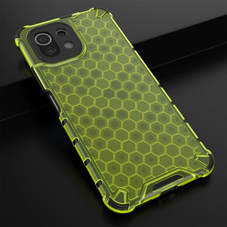 For Xiaomi Mi 11 Lite Shockproof Honeycomb PC + TPU Protective Case