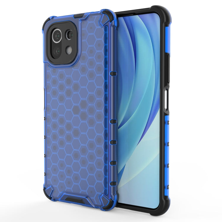 For Xiaomi Mi 11 Lite Shockproof Honeycomb PC + TPU Protective Case