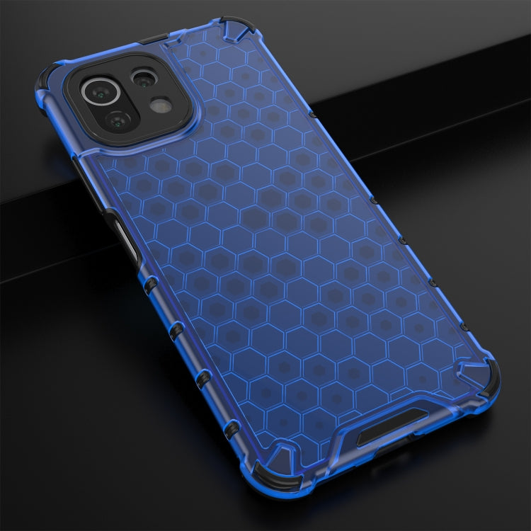 For Xiaomi Mi 11 Lite Shockproof Honeycomb PC + TPU Protective Case