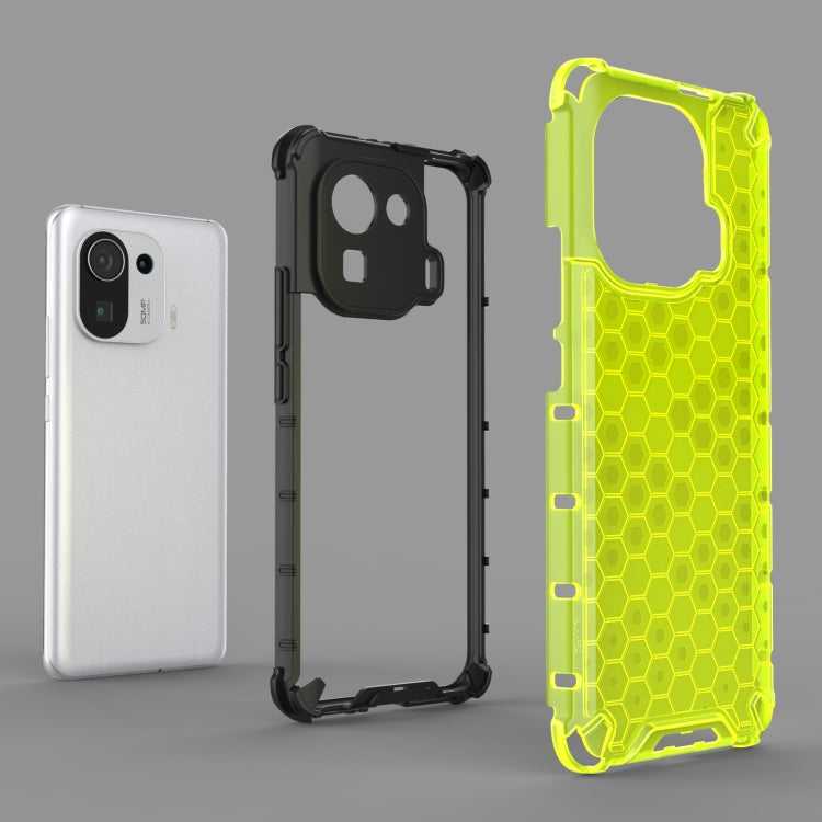 For Xiaomi Mi 11 Pro Shockproof Honeycomb PC + TPU Protective Case