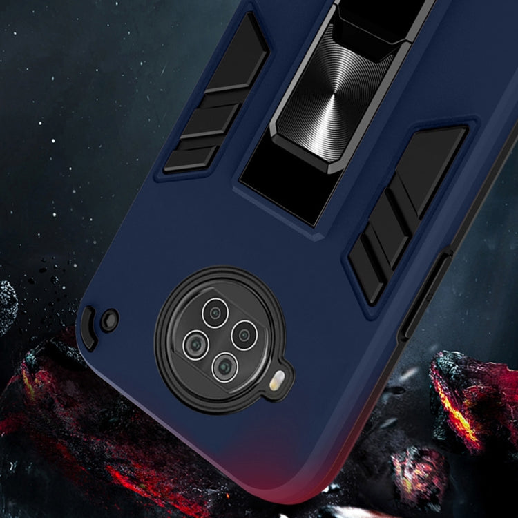 For Xiaomi Redmi Note 9 Pro 5G 2 in 1 PC + TPU Shockproof Protective Case with Invisible Holder