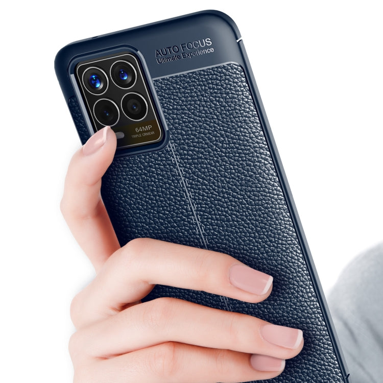 For OPPO Realme 8 Litchi Texture TPU Shockproof Case