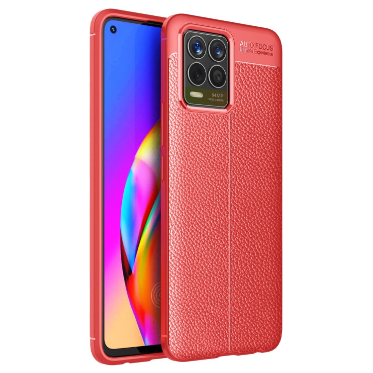 For OPPO Realme 8 Litchi Texture TPU Shockproof Case