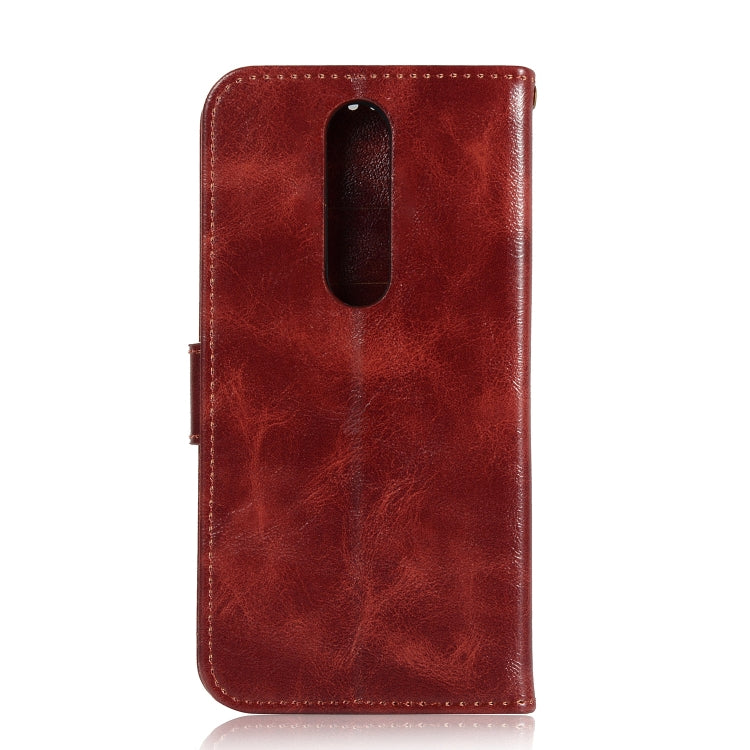 For Xiaomi Redmi K20 Pro Retro Copper Button Crazy Horse Horizontal Flip PU Leather Case with Holder & Card Slots & Wallet & Lanyard