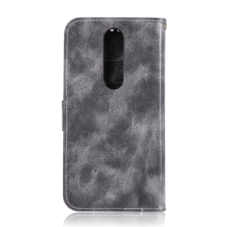 For Xiaomi Redmi K20 Pro Retro Copper Button Crazy Horse Horizontal Flip PU Leather Case with Holder & Card Slots & Wallet & Lanyard