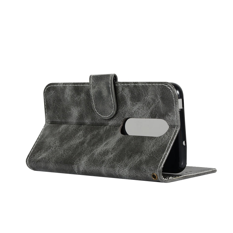 For Xiaomi Redmi K20 Pro Retro Copper Button Crazy Horse Horizontal Flip PU Leather Case with Holder & Card Slots & Wallet & Lanyard