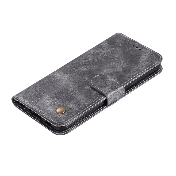 For Xiaomi Redmi K20 Pro Retro Copper Button Crazy Horse Horizontal Flip PU Leather Case with Holder & Card Slots & Wallet & Lanyard