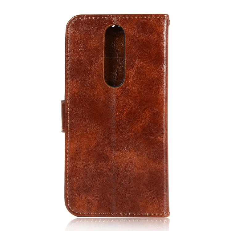 For Xiaomi Redmi K20 Pro Retro Copper Button Crazy Horse Horizontal Flip PU Leather Case with Holder & Card Slots & Wallet & Lanyard