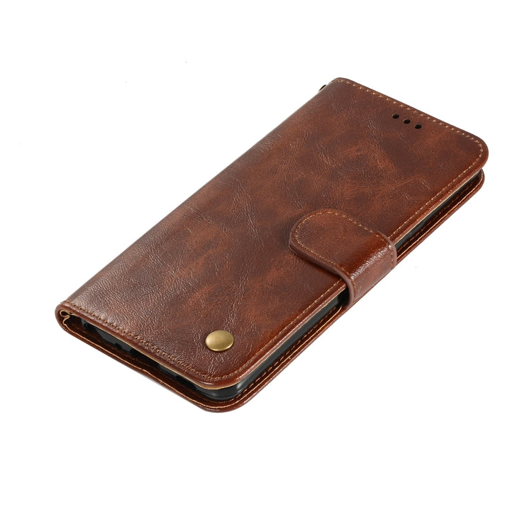 For Xiaomi Redmi K20 Pro Retro Copper Button Crazy Horse Horizontal Flip PU Leather Case with Holder & Card Slots & Wallet & Lanyard