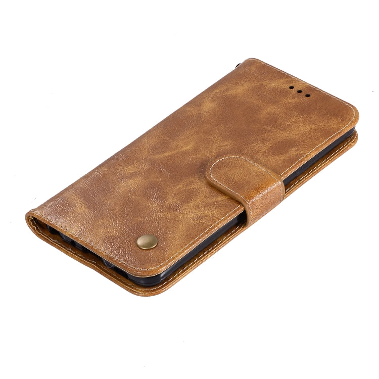 For Xiaomi Redmi K20 Pro Retro Copper Button Crazy Horse Horizontal Flip PU Leather Case with Holder & Card Slots & Wallet & Lanyard