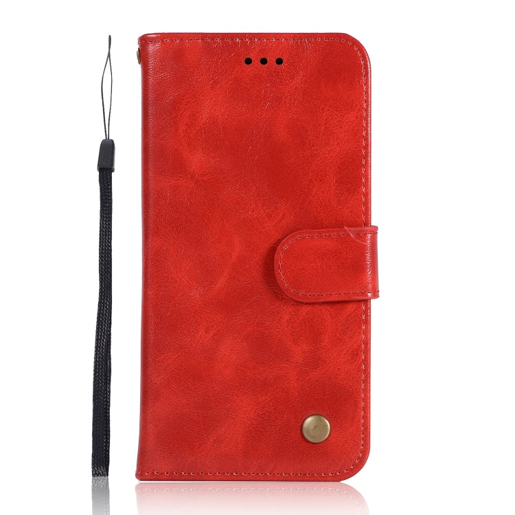 For Xiaomi Redmi K20 Pro Retro Copper Button Crazy Horse Horizontal Flip PU Leather Case with Holder & Card Slots & Wallet & Lanyard