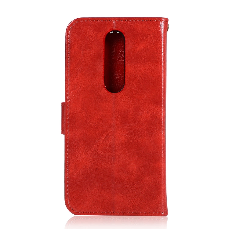 For Xiaomi Redmi K20 Pro Retro Copper Button Crazy Horse Horizontal Flip PU Leather Case with Holder & Card Slots & Wallet & Lanyard