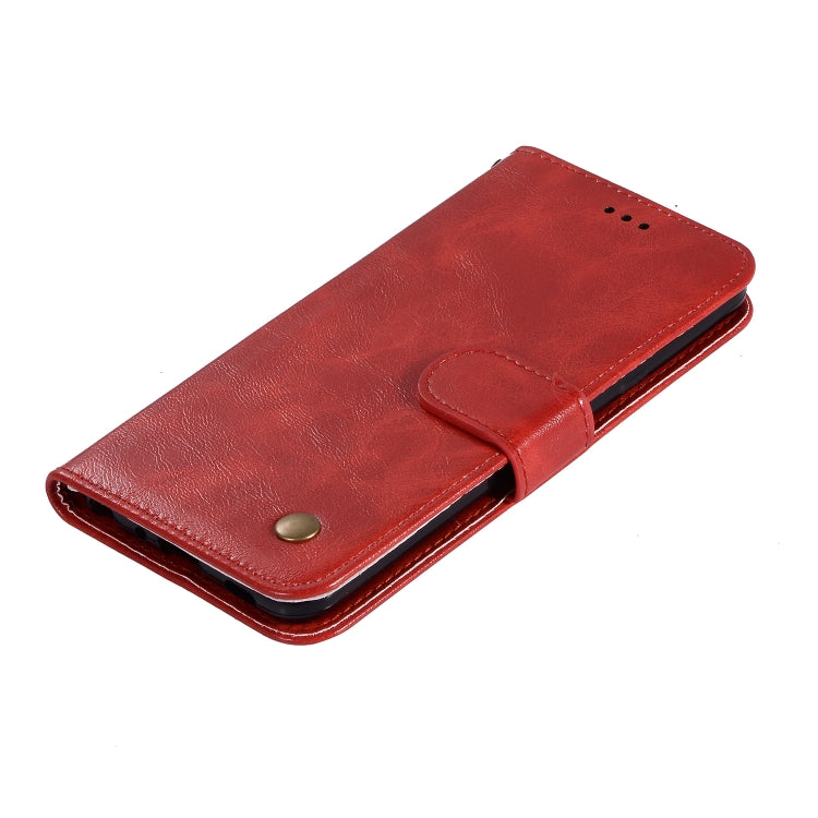 For Xiaomi Redmi K20 Pro Retro Copper Button Crazy Horse Horizontal Flip PU Leather Case with Holder & Card Slots & Wallet & Lanyard