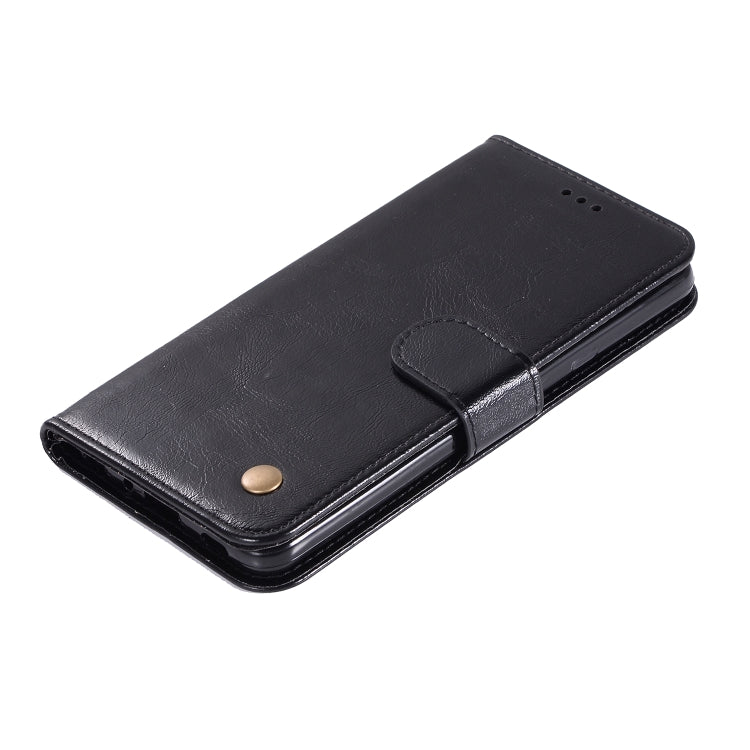 For Xiaomi Redmi K20 Pro Retro Copper Button Crazy Horse Horizontal Flip PU Leather Case with Holder & Card Slots & Wallet & Lanyard