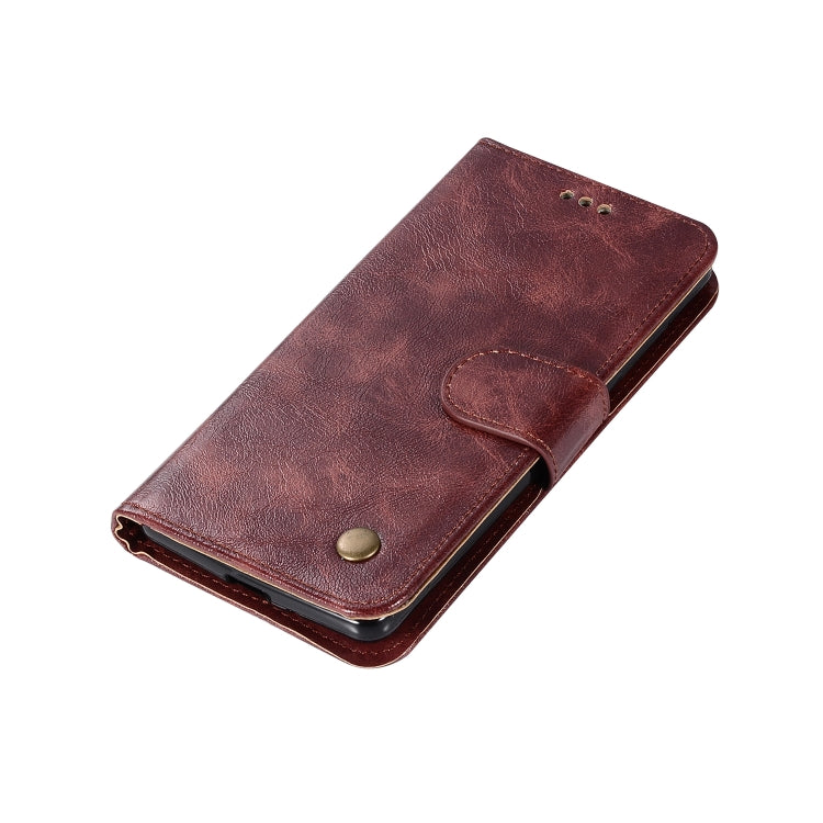 For Xiaomi Redmi 3S Retro Copper Button Crazy Horse Horizontal Flip PU Leather Case with Holder & Card Slots & Wallet & Lanyard