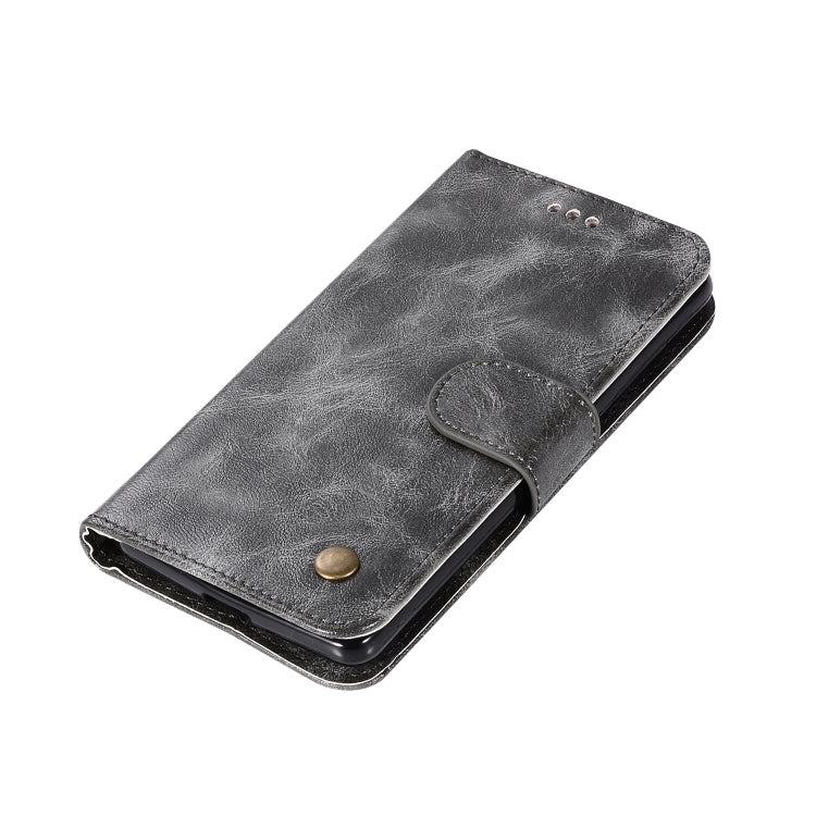 For Xiaomi Redmi 3S Retro Copper Button Crazy Horse Horizontal Flip PU Leather Case with Holder & Card Slots & Wallet & Lanyard