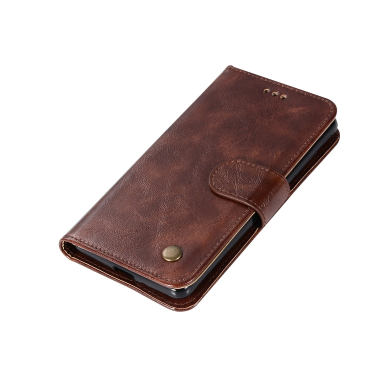 For Xiaomi Redmi 3S Retro Copper Button Crazy Horse Horizontal Flip PU Leather Case with Holder & Card Slots & Wallet & Lanyard
