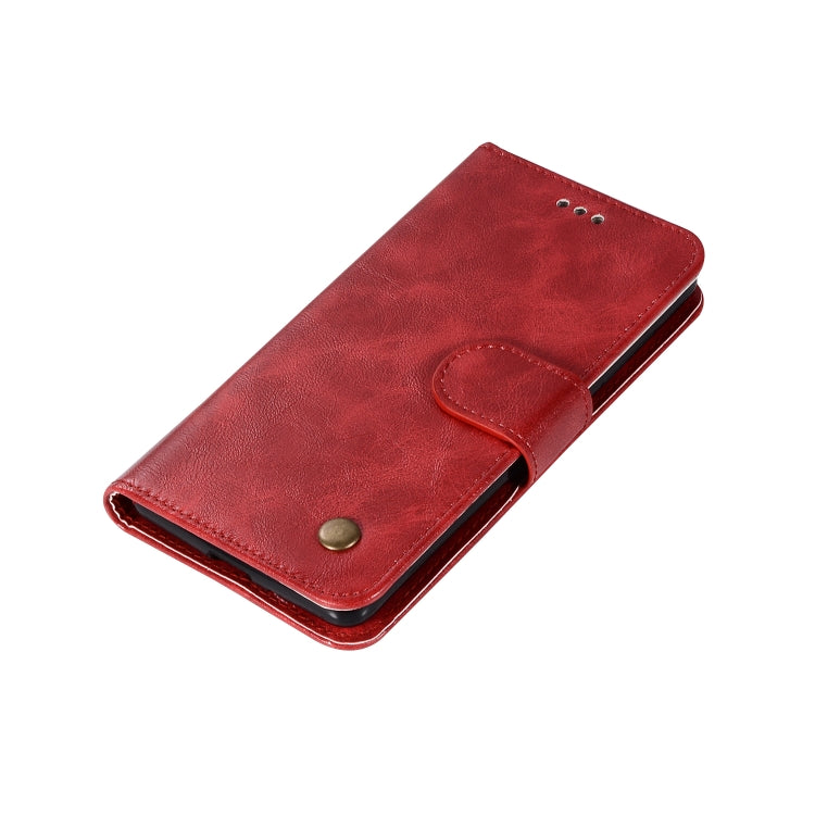 For Xiaomi Redmi 3S Retro Copper Button Crazy Horse Horizontal Flip PU Leather Case with Holder & Card Slots & Wallet & Lanyard