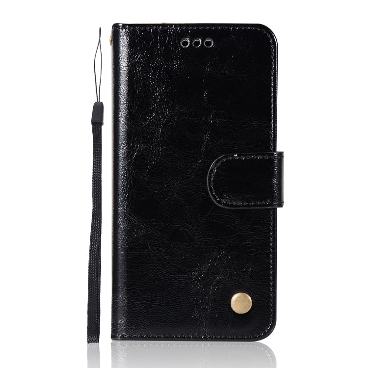 For Xiaomi Redmi 3S Retro Copper Button Crazy Horse Horizontal Flip PU Leather Case with Holder & Card Slots & Wallet & Lanyard