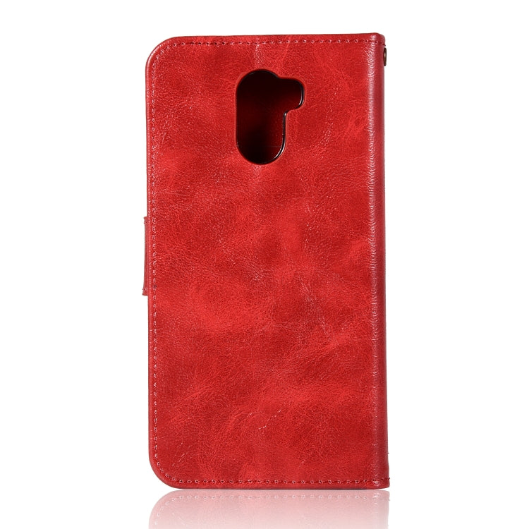 For Xiaomi Redmi 4 Retro Copper Button Crazy Horse Horizontal Flip PU Leather Case with Holder & Card Slots & Wallet & Lanyard