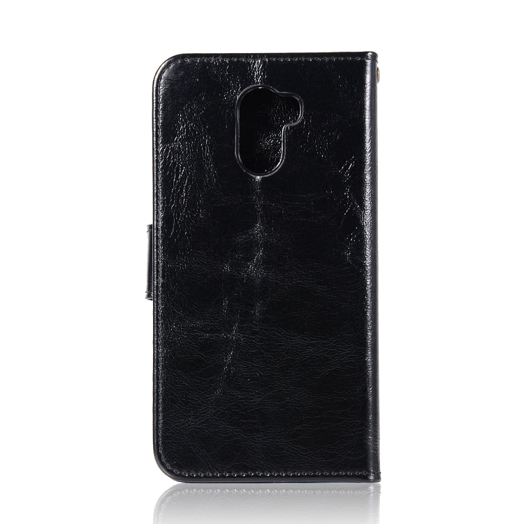 For Xiaomi Redmi 4 Retro Copper Button Crazy Horse Horizontal Flip PU Leather Case with Holder & Card Slots & Wallet & Lanyard