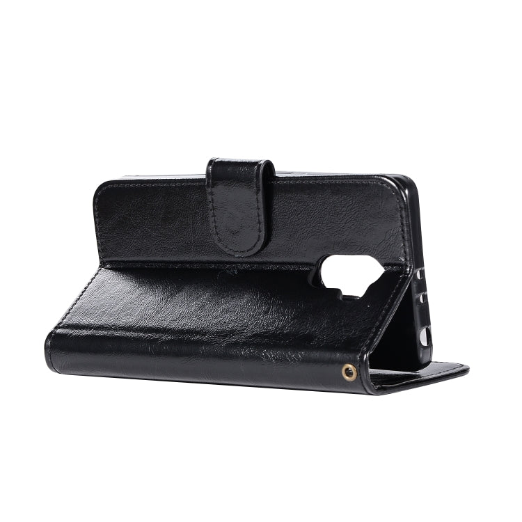 For Xiaomi Redmi 4 Retro Copper Button Crazy Horse Horizontal Flip PU Leather Case with Holder & Card Slots & Wallet & Lanyard