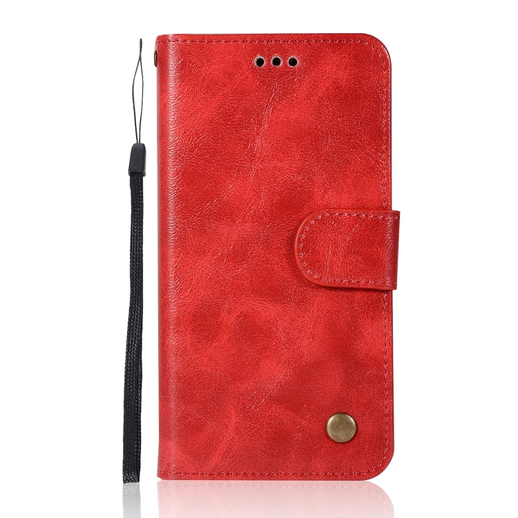 For Xiaomi Redmi 4A Retro Copper Button Crazy Horse Horizontal Flip PU Leather Case with Holder & Card Slots & Wallet & Lanyard