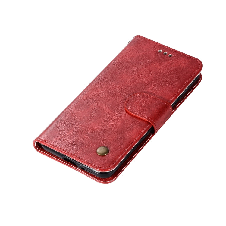 For Xiaomi Redmi 4A Retro Copper Button Crazy Horse Horizontal Flip PU Leather Case with Holder & Card Slots & Wallet & Lanyard